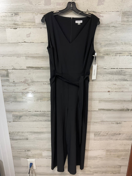 Jumpsuit By Calvin Klein In Black, Size: L