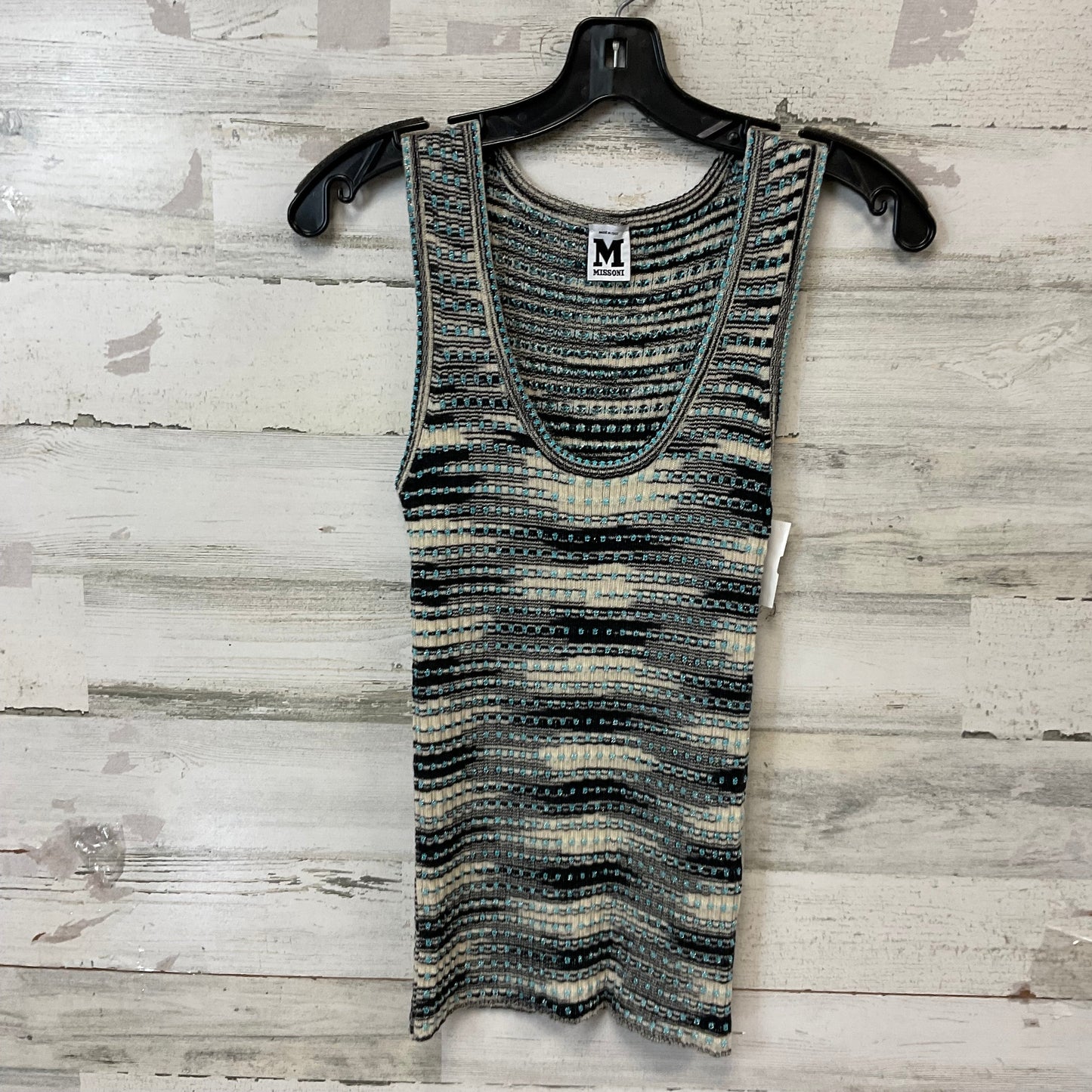 Top Sleeveless Basic By Missoni In Blue, Size: M