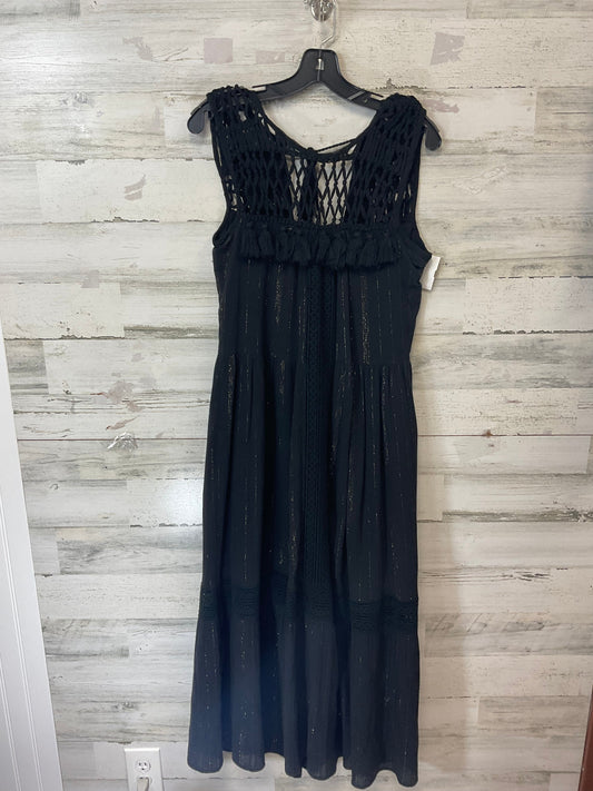 Dress Casual Maxi By Maeve In Black, Size: S