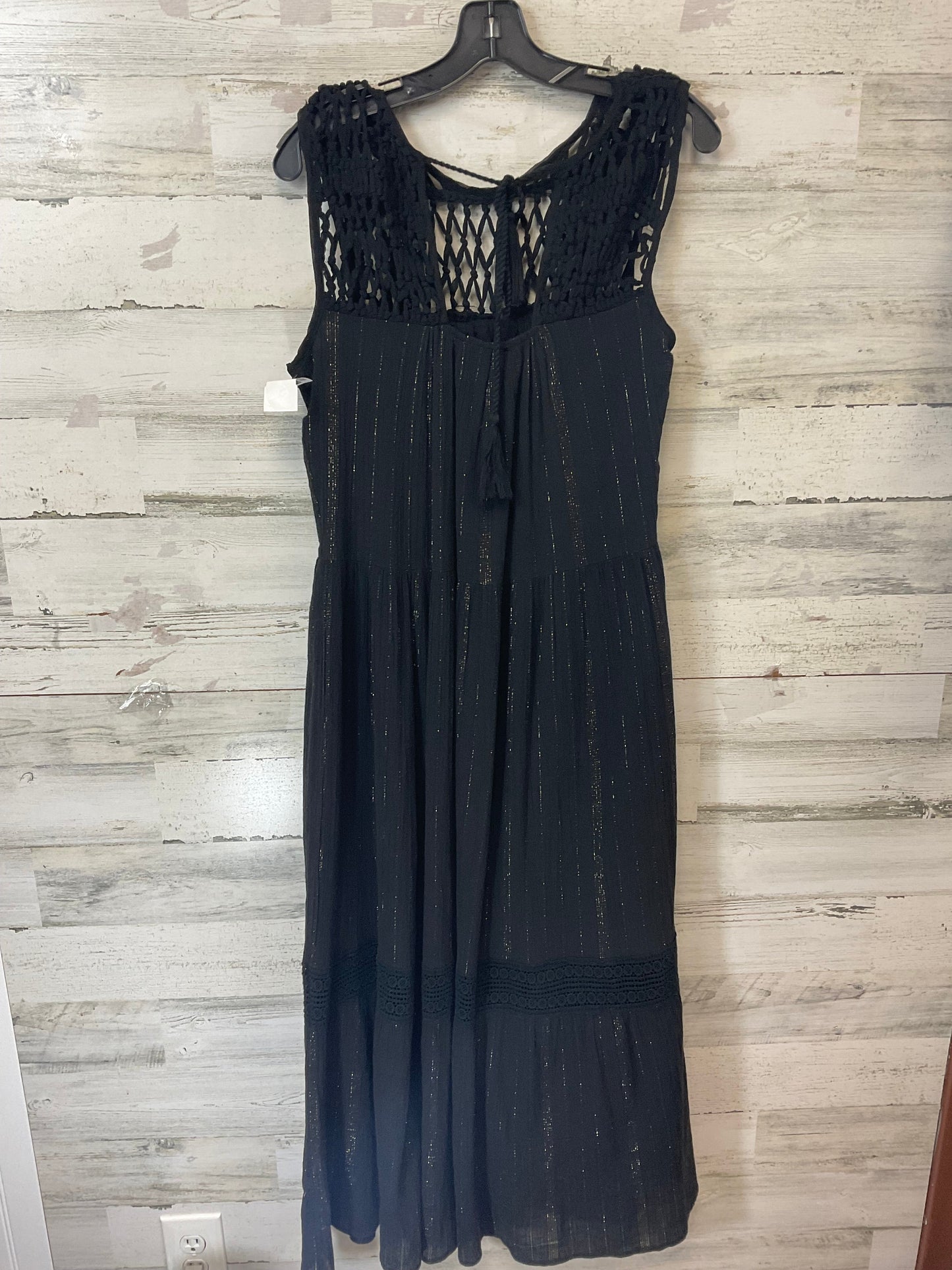 Dress Casual Maxi By Maeve In Black, Size: S