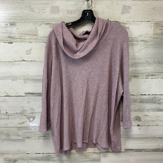 Top Long Sleeve By J. Jill In Purple, Size: 3x