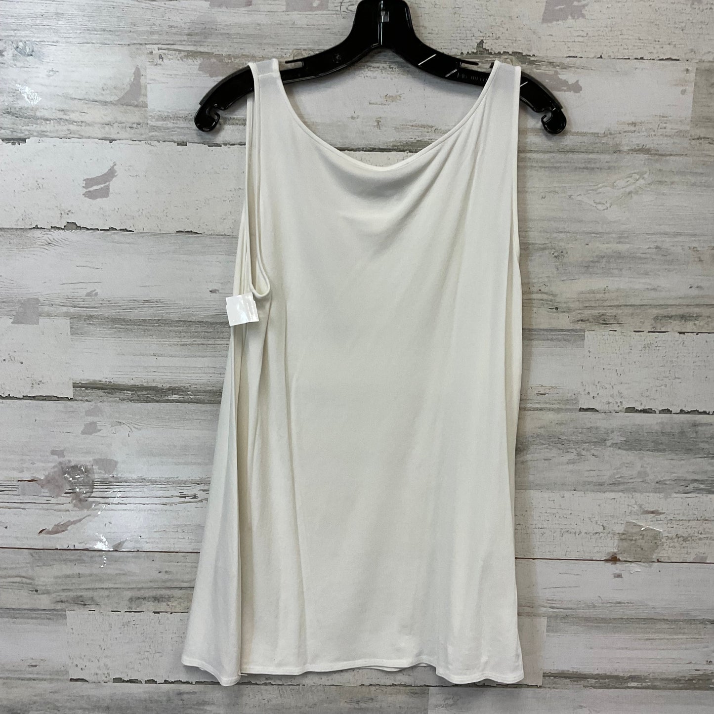 Top Sleeveless By Eileen Fisher In Cream, Size: L