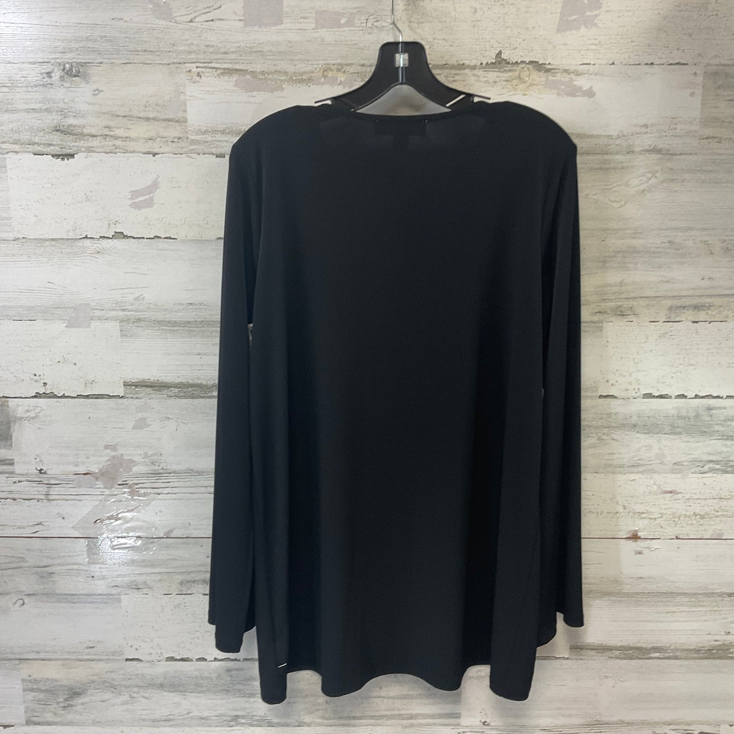 Top Long Sleeve By Michael By Michael Kors In Black, Size: L