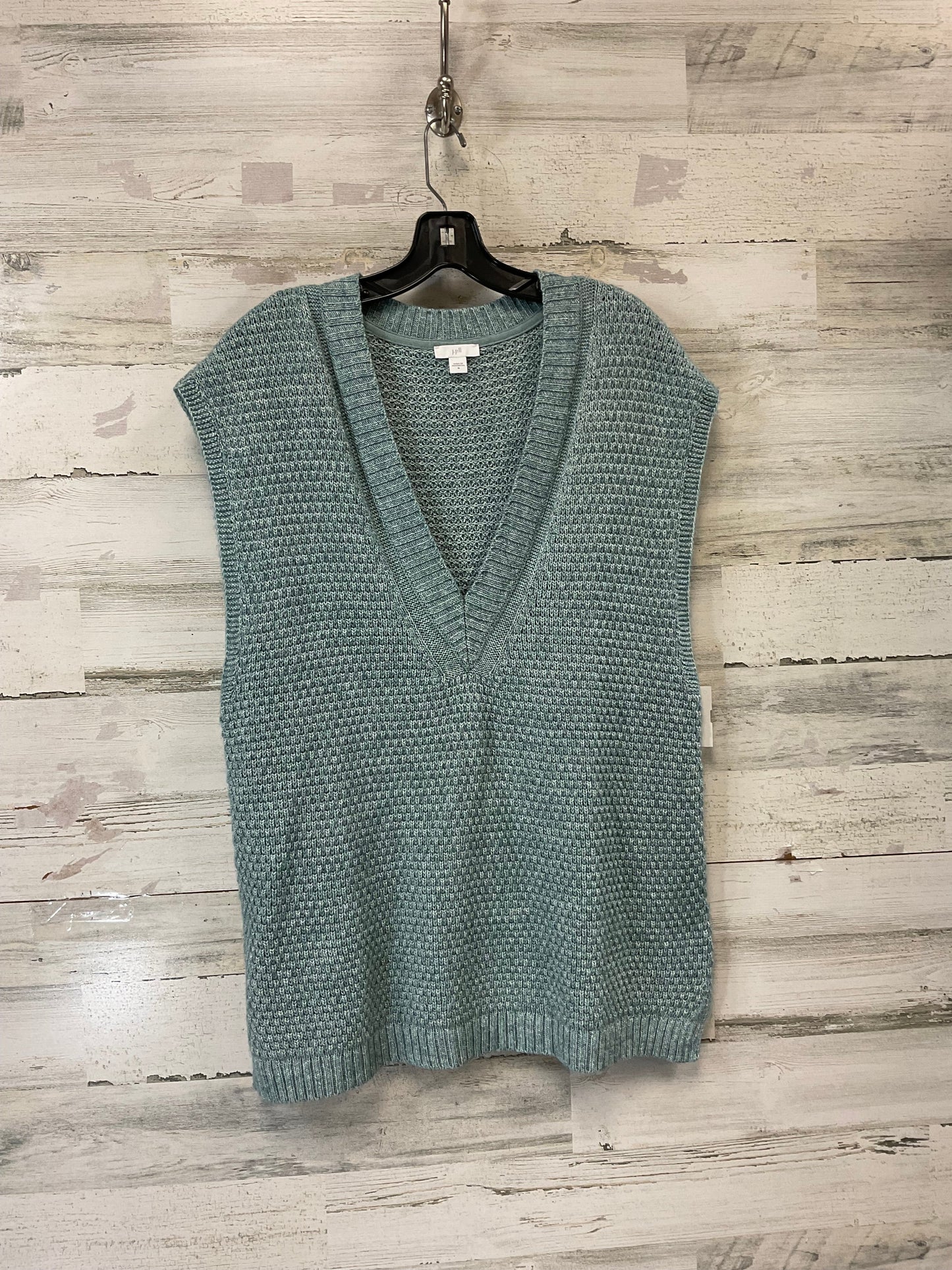 Vest Sweater By J. Jill In Blue, Size: M