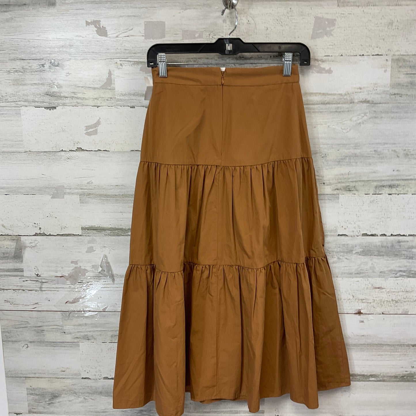 Skirt Midi By Madewell In Brown, Size: 4