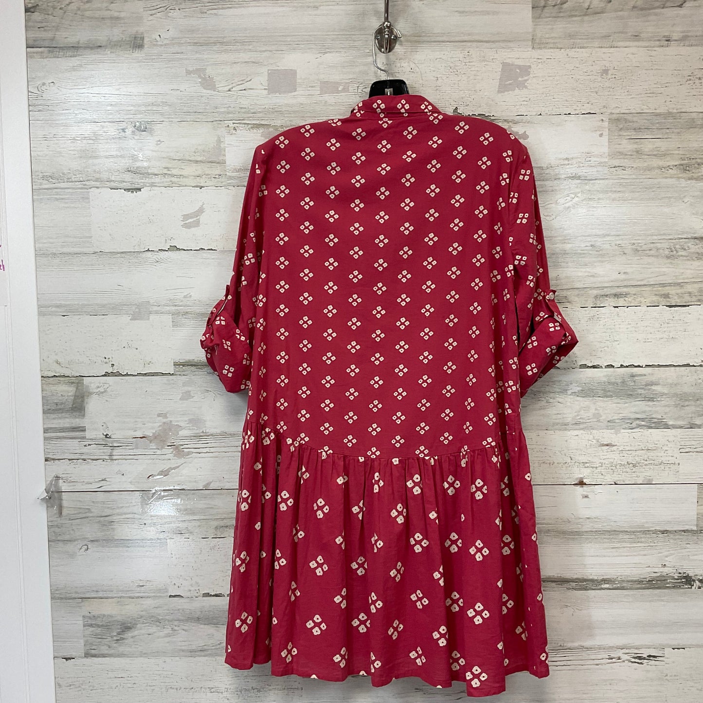 Dress Casual Short By Anthropologie In Red, Size: S