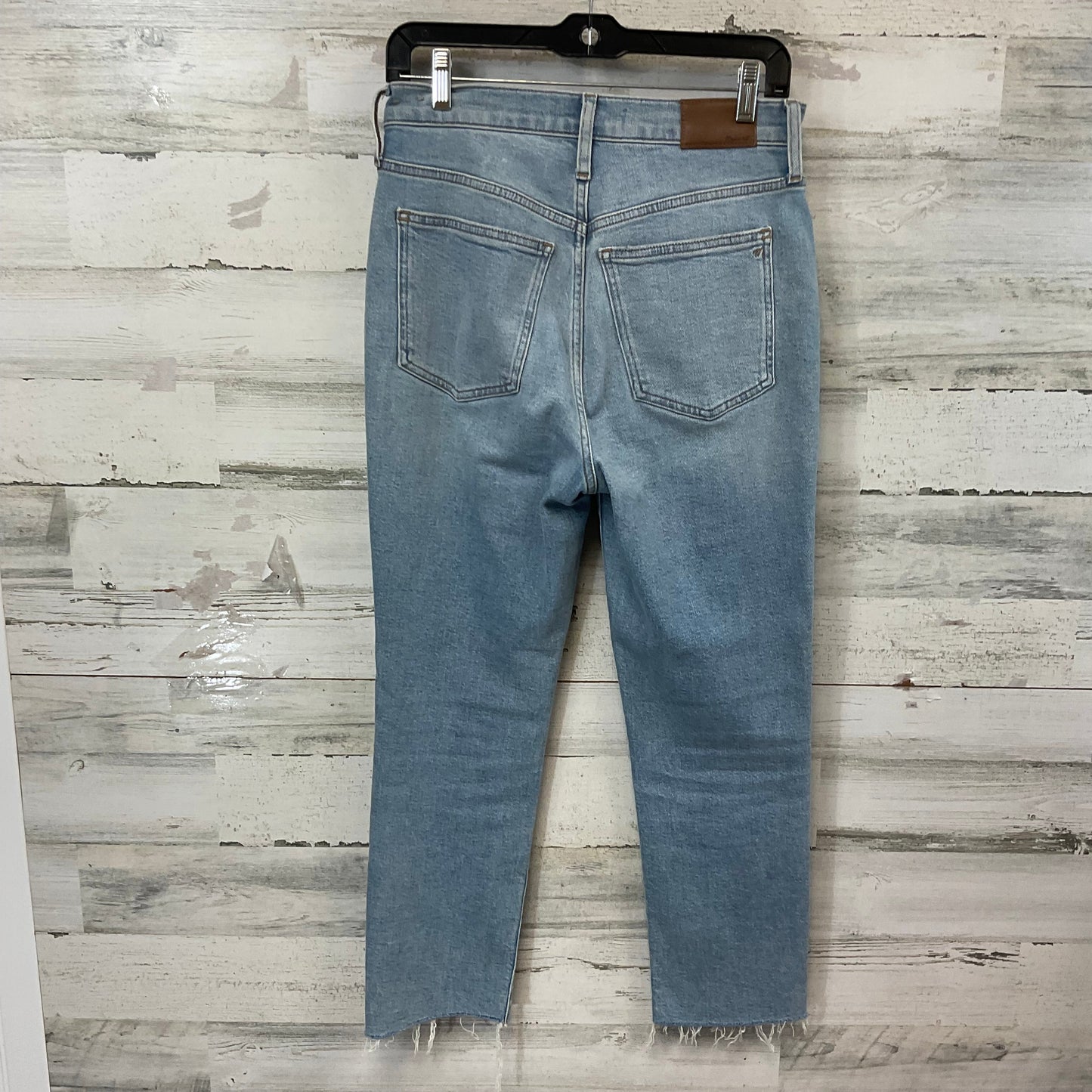 Jeans Straight By Madewell In Blue Denim, Size: 2