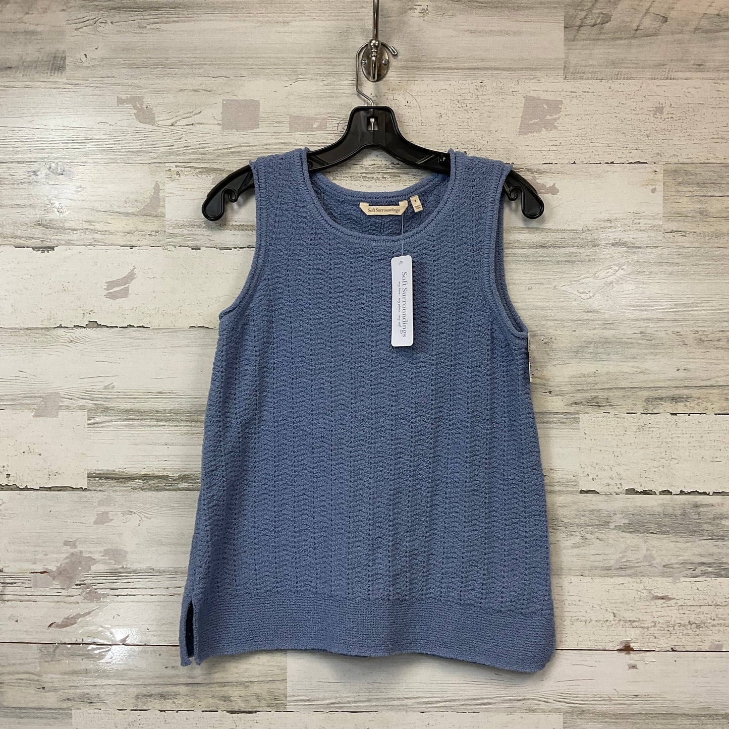 Top Sleeveless By Soft Surroundings In Blue, Size: S