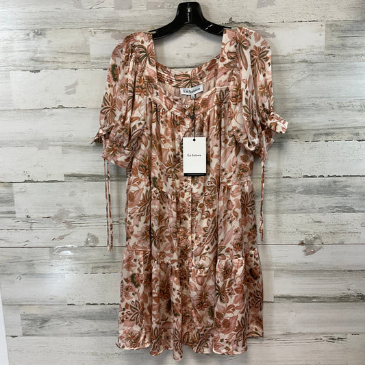 Dress Casual Short By En Saison In Brown, Size: S