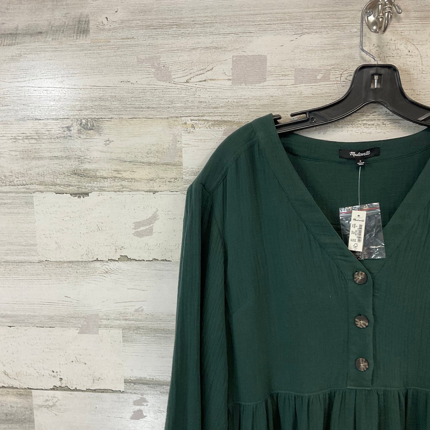 Dress Casual Midi By Madewell In Green, Size: S