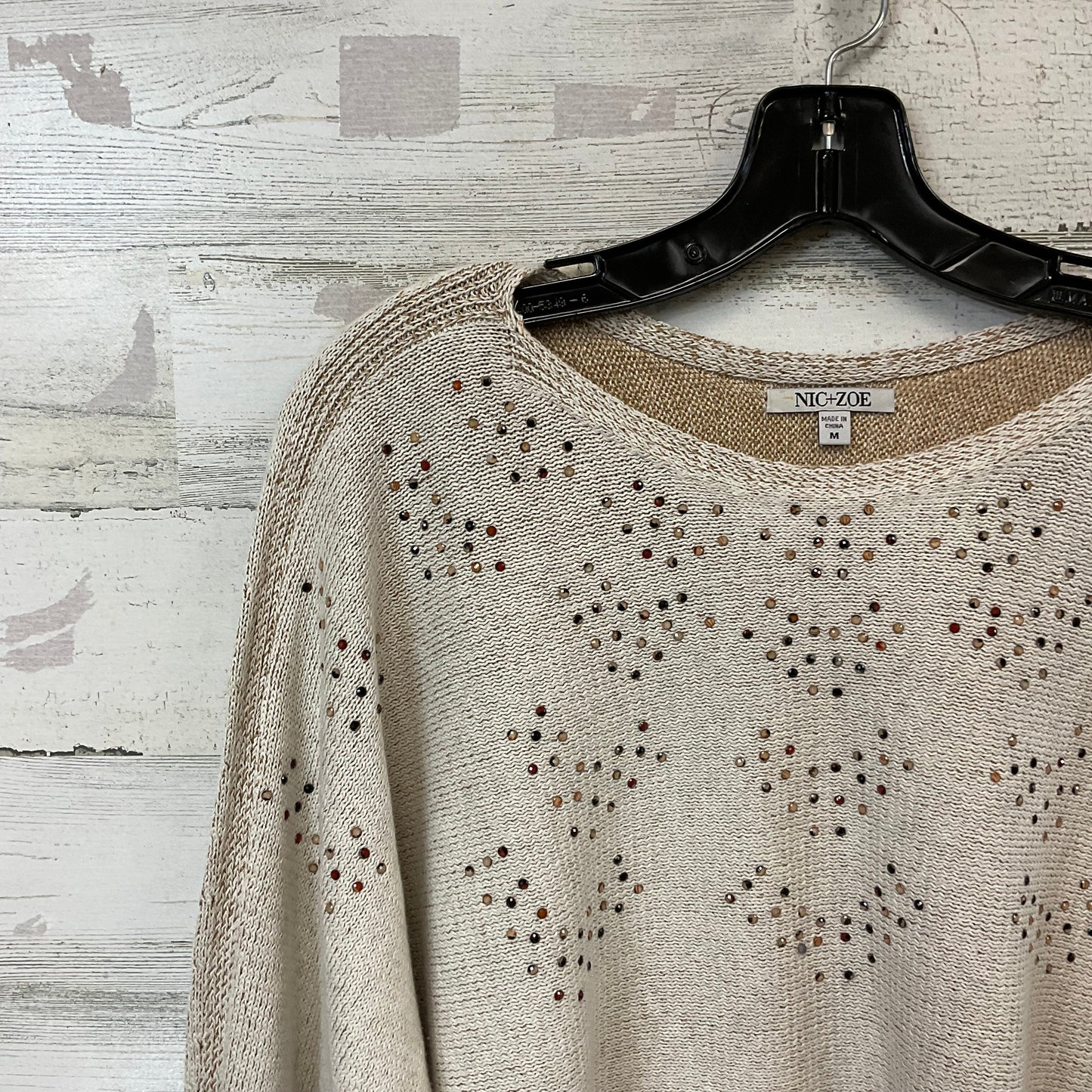 Sweater By Nic + Zoe In Tan, Size: M