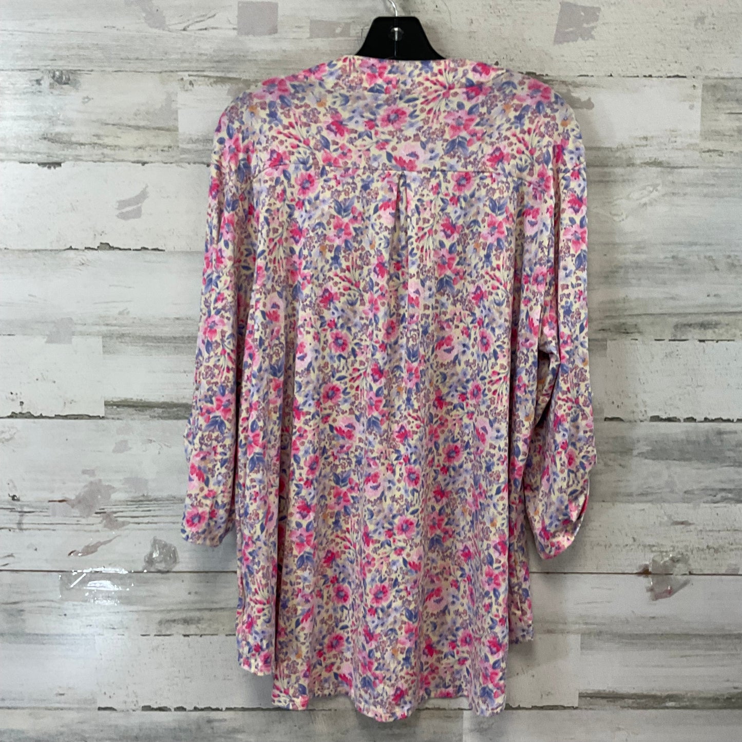 Top 3/4 Sleeve By Heimish Usa In Pink, Size: 2x