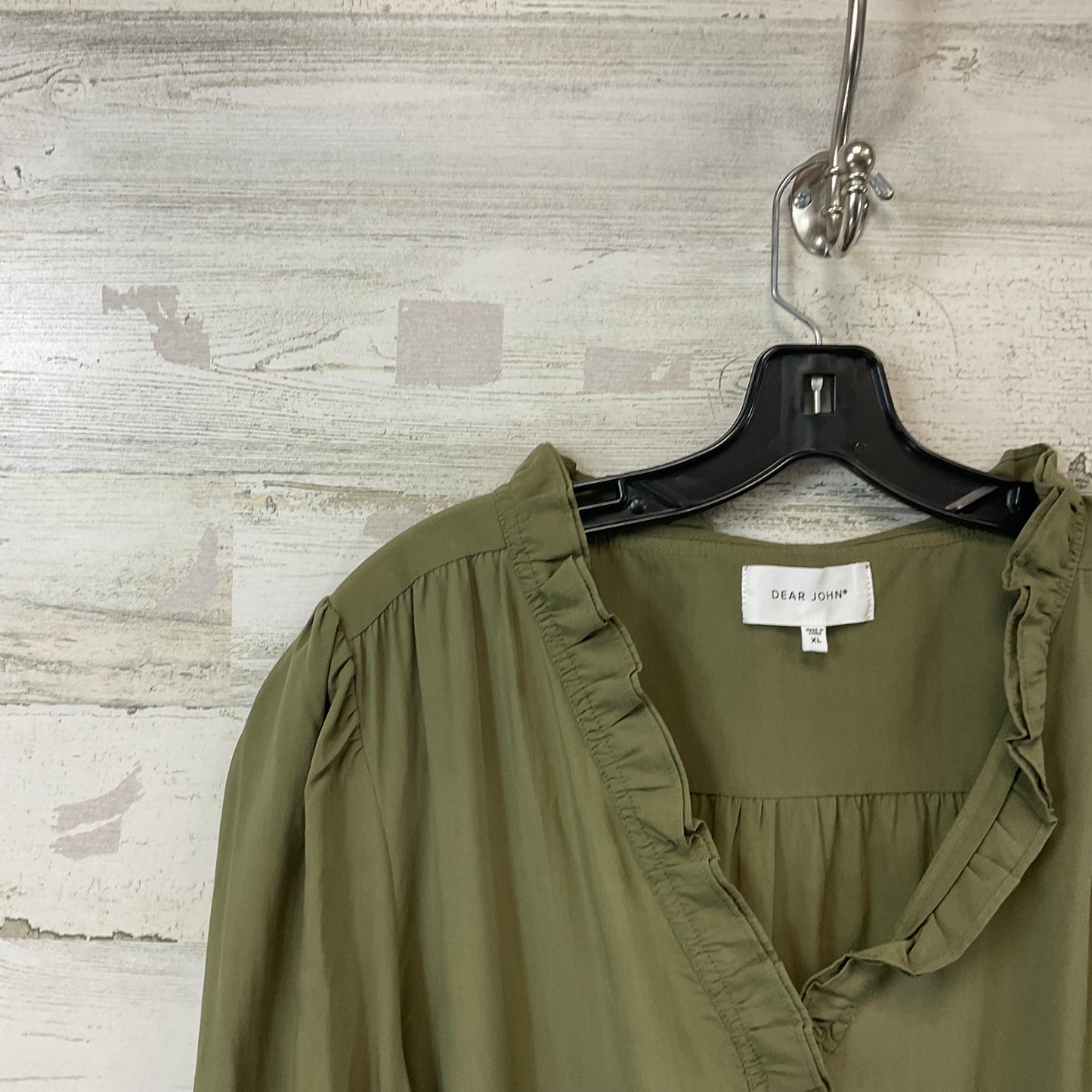 Blouse Long Sleeve By Dear John In Green, Size: Xl