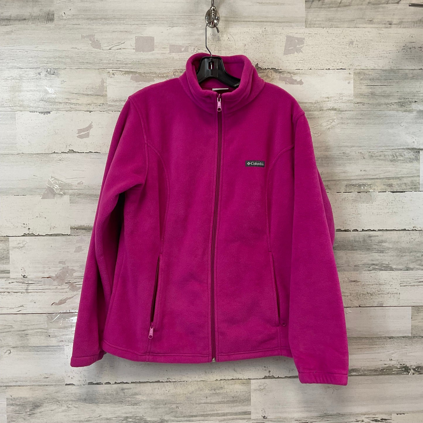 Jacket Fleece By Columbia In Pink, Size: Xl