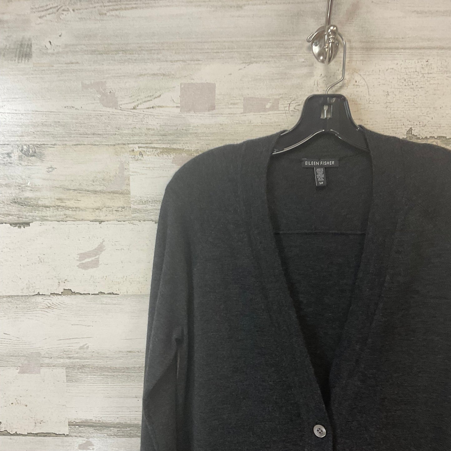 Cardigan By Eileen Fisher In Grey, Size: S