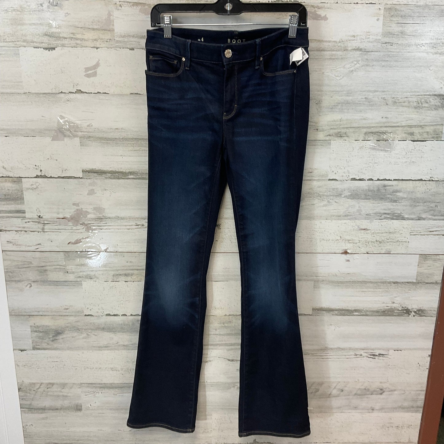 Jeans Boot Cut By White House Black Market In Blue Denim, Size: 4