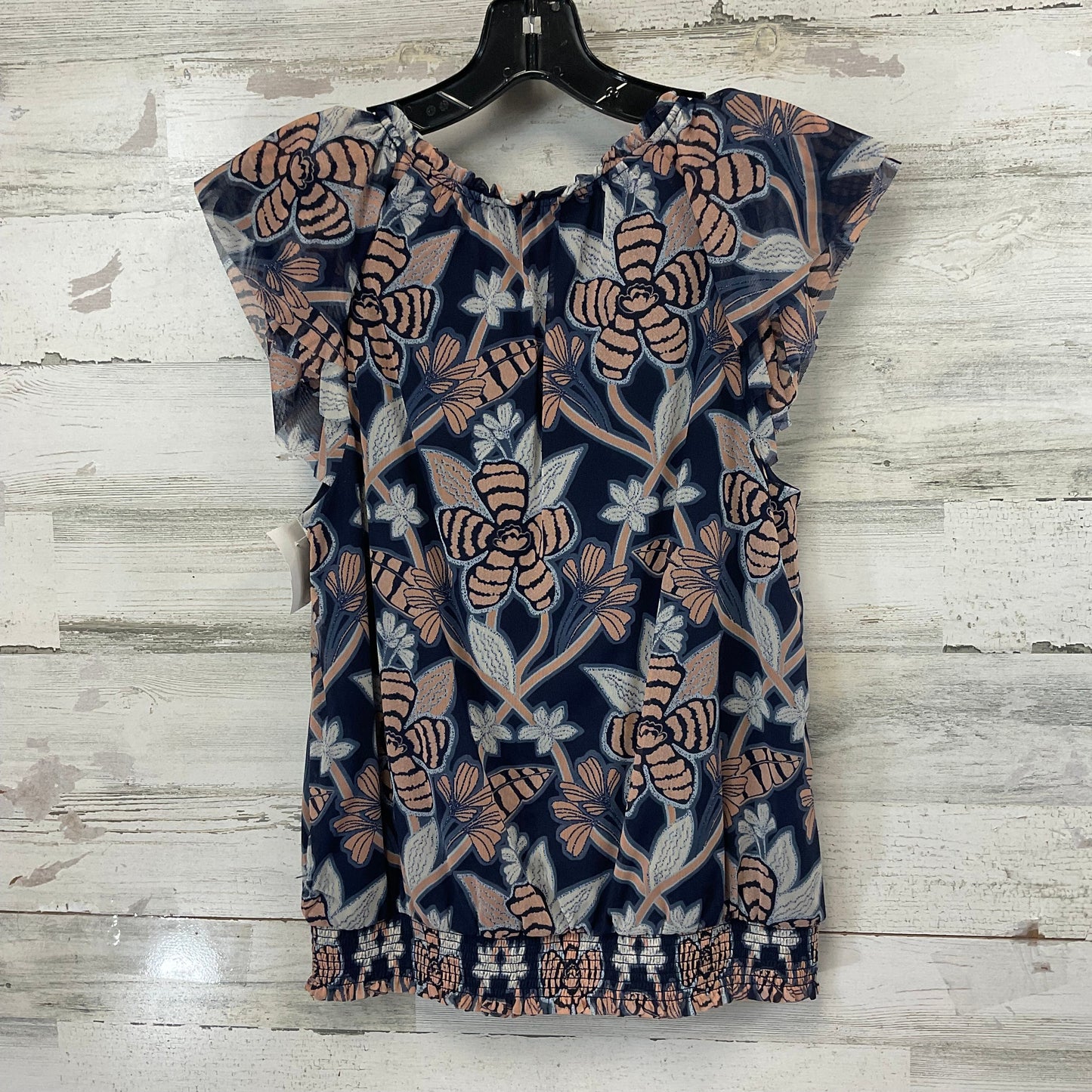 Top Short Sleeve By White House Black Market In Blue, Size: S