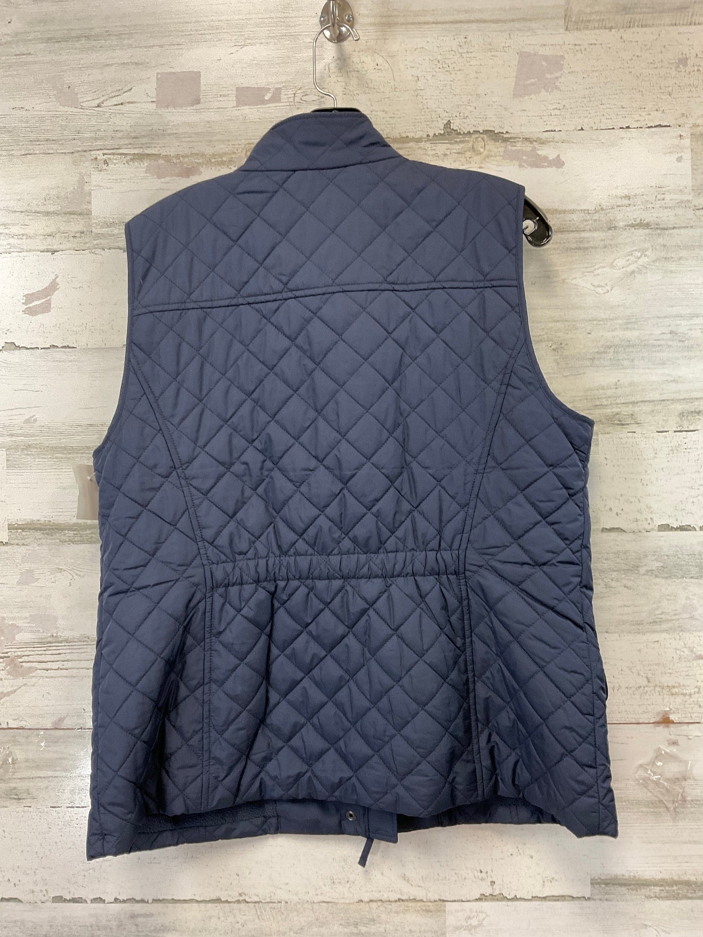 Vest Puffer & Quilted By Talbots In Blue, Size: L