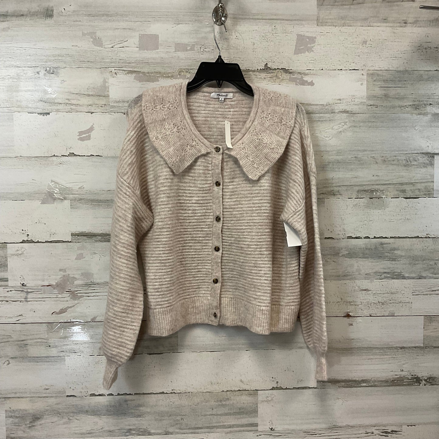 Sweater Cardigan By Madewell In Tan, Size: M