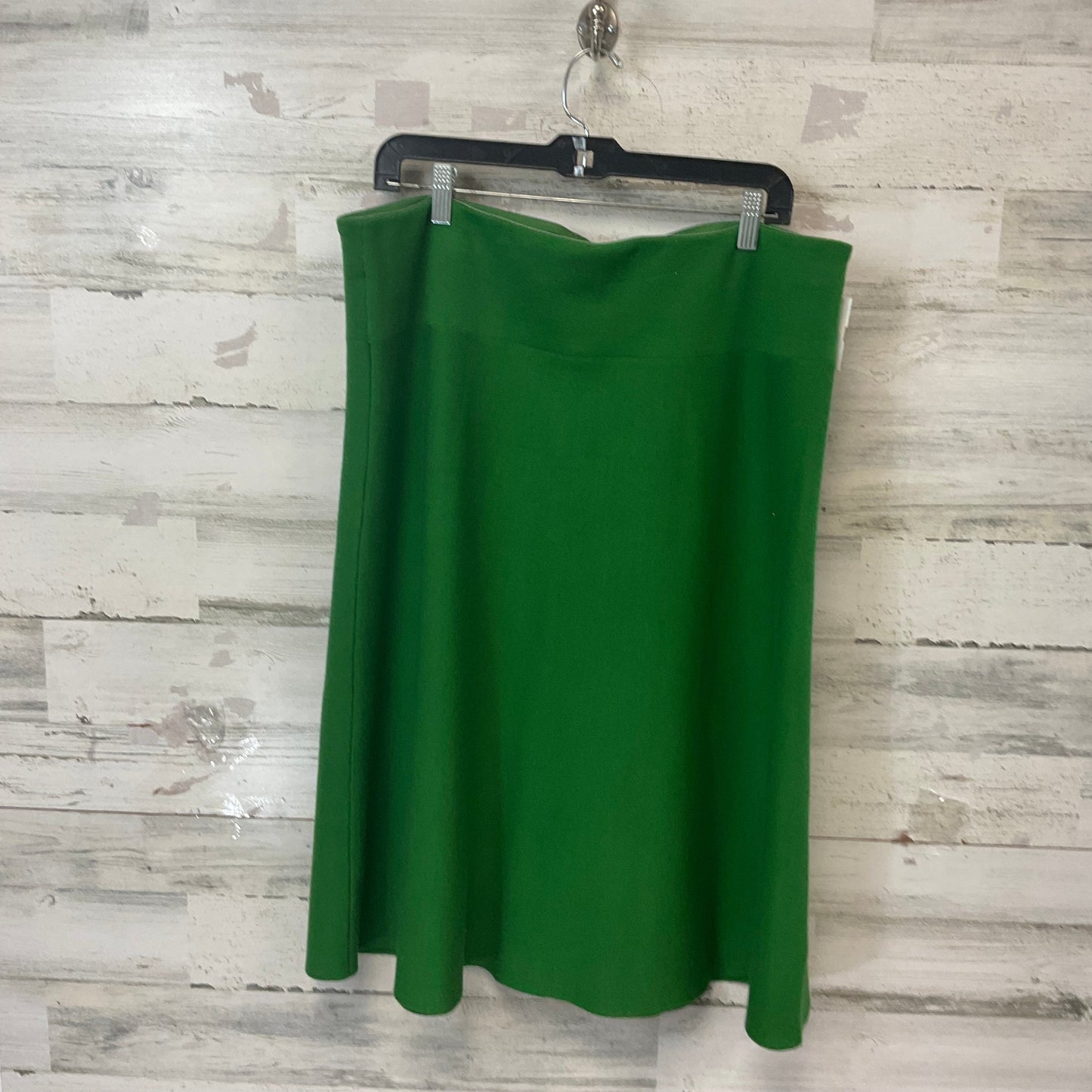 Skirt Midi By Ann Taylor In Green, Size: Xl