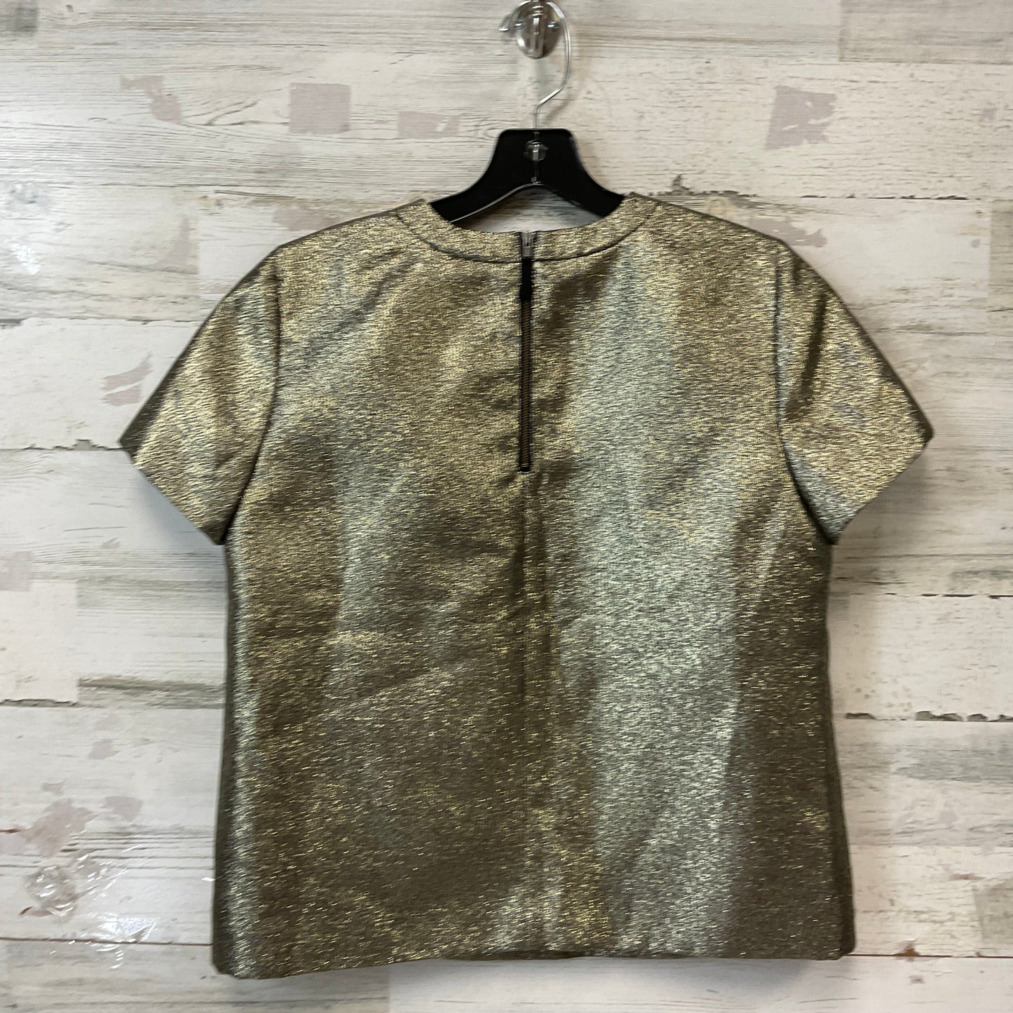 Top Short Sleeve By Madewell In Gold, Size: M