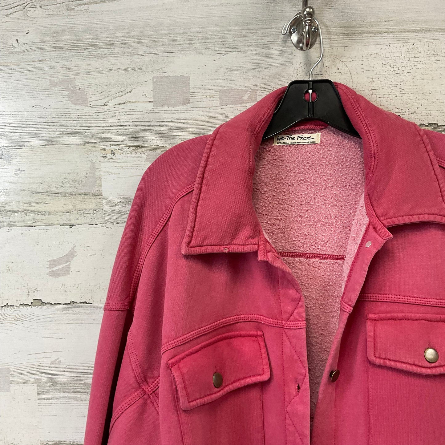 Jacket Shirt By We The Free In Pink, Size: Xs