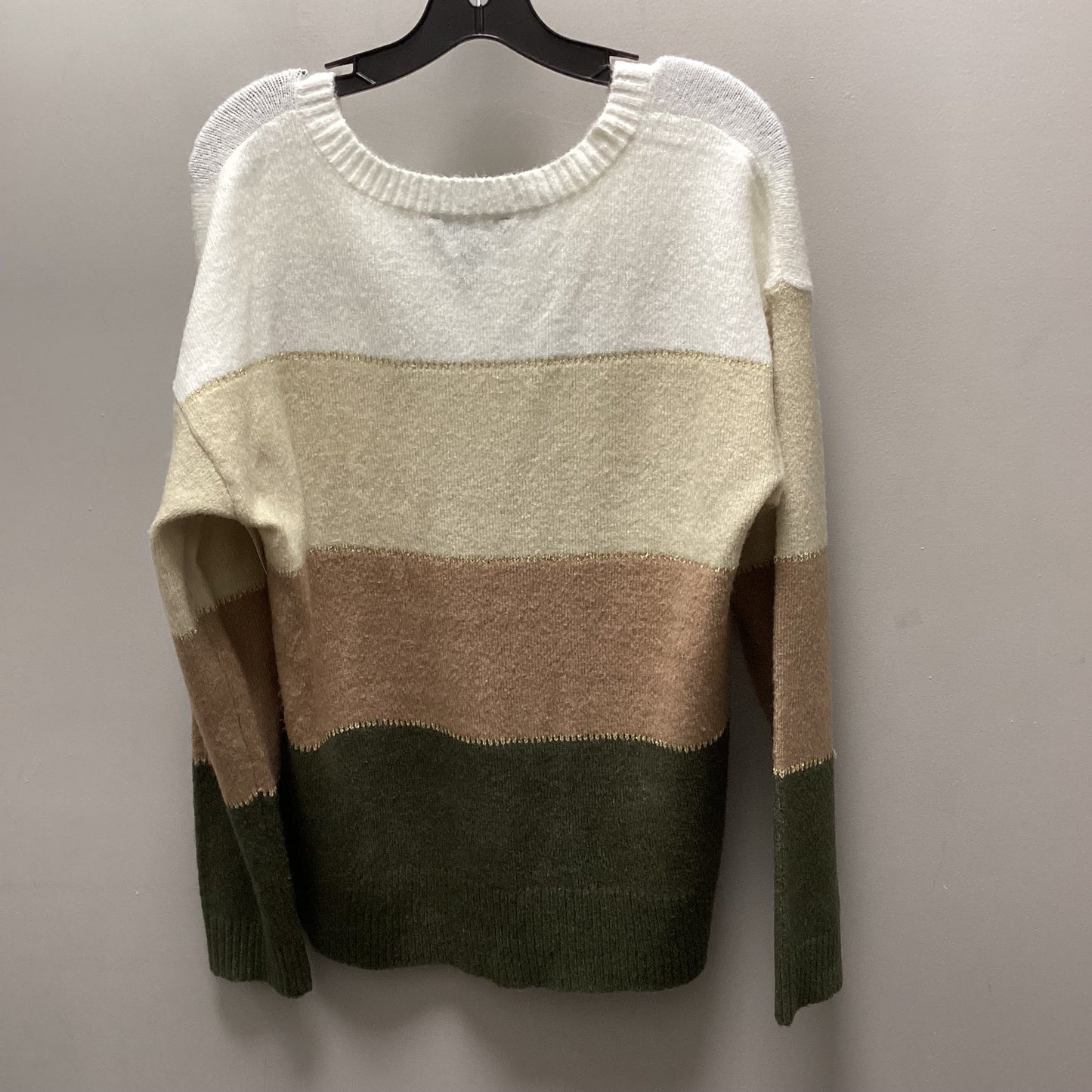 Sweater By H For Halston In Brown, Size: M