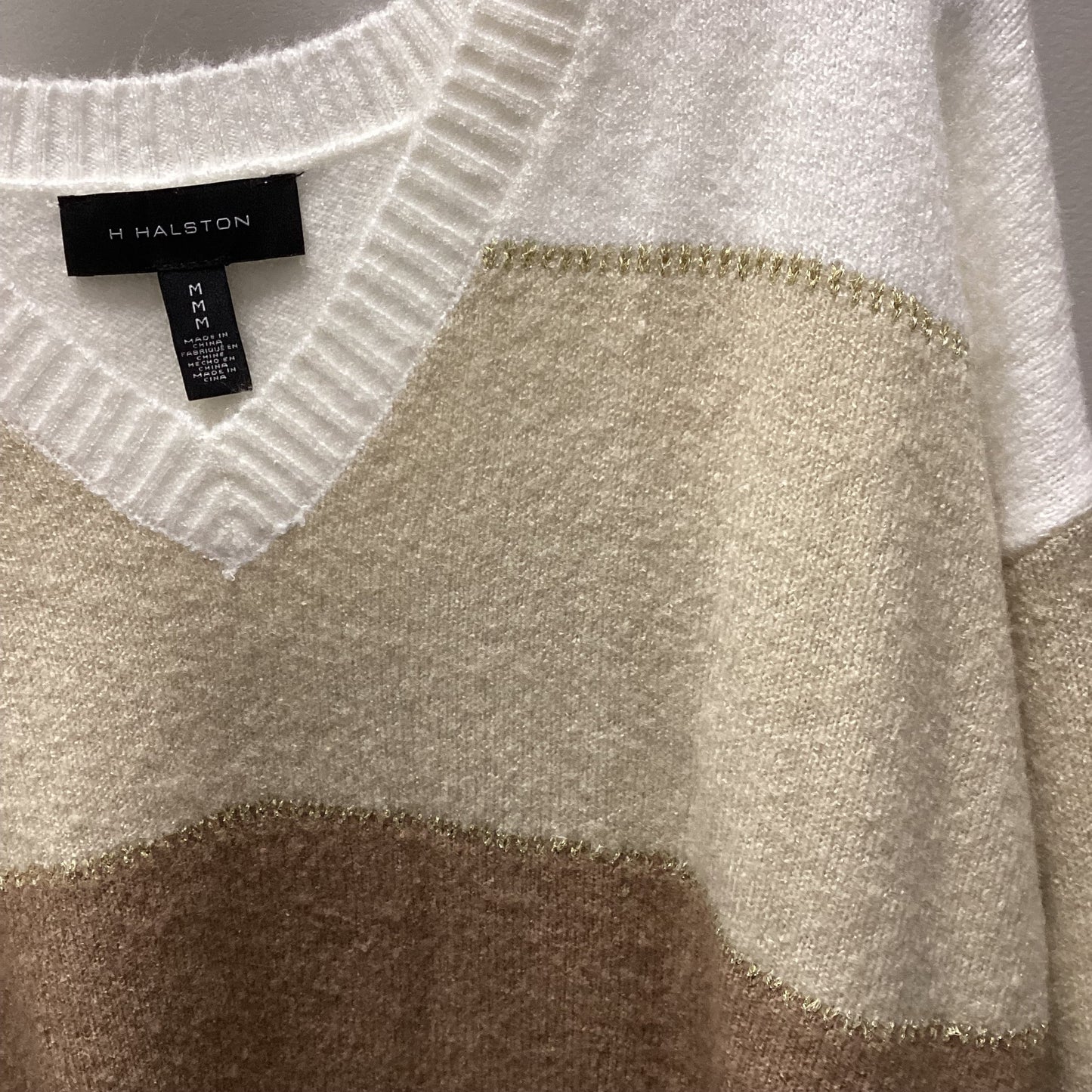 Sweater By H For Halston In Brown, Size: M