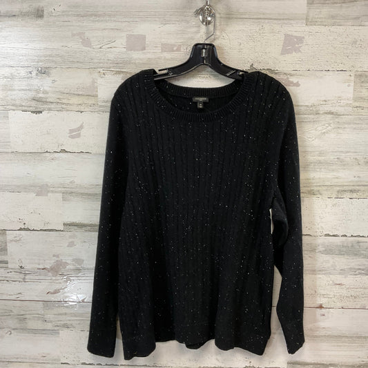 Sweater By Talbots In Black, Size: 3x