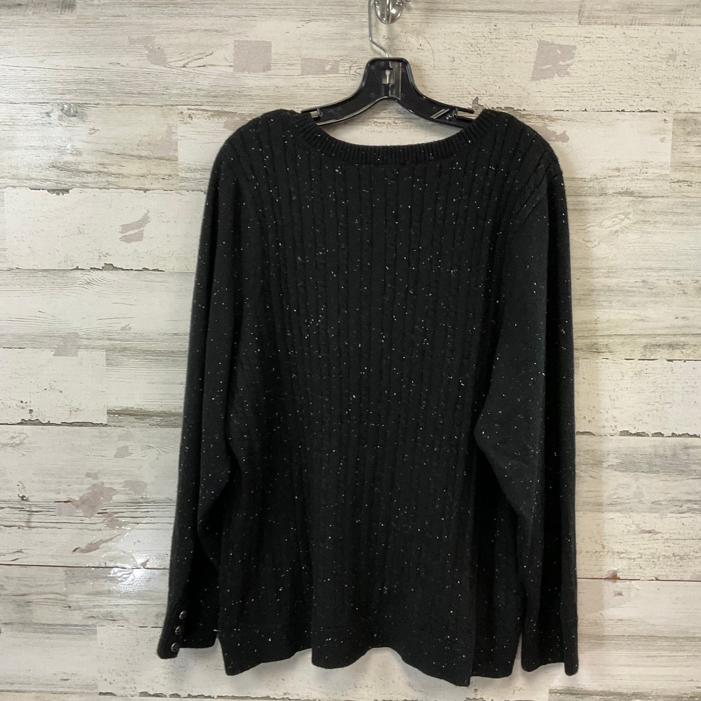 Sweater By Talbots In Black, Size: 3x