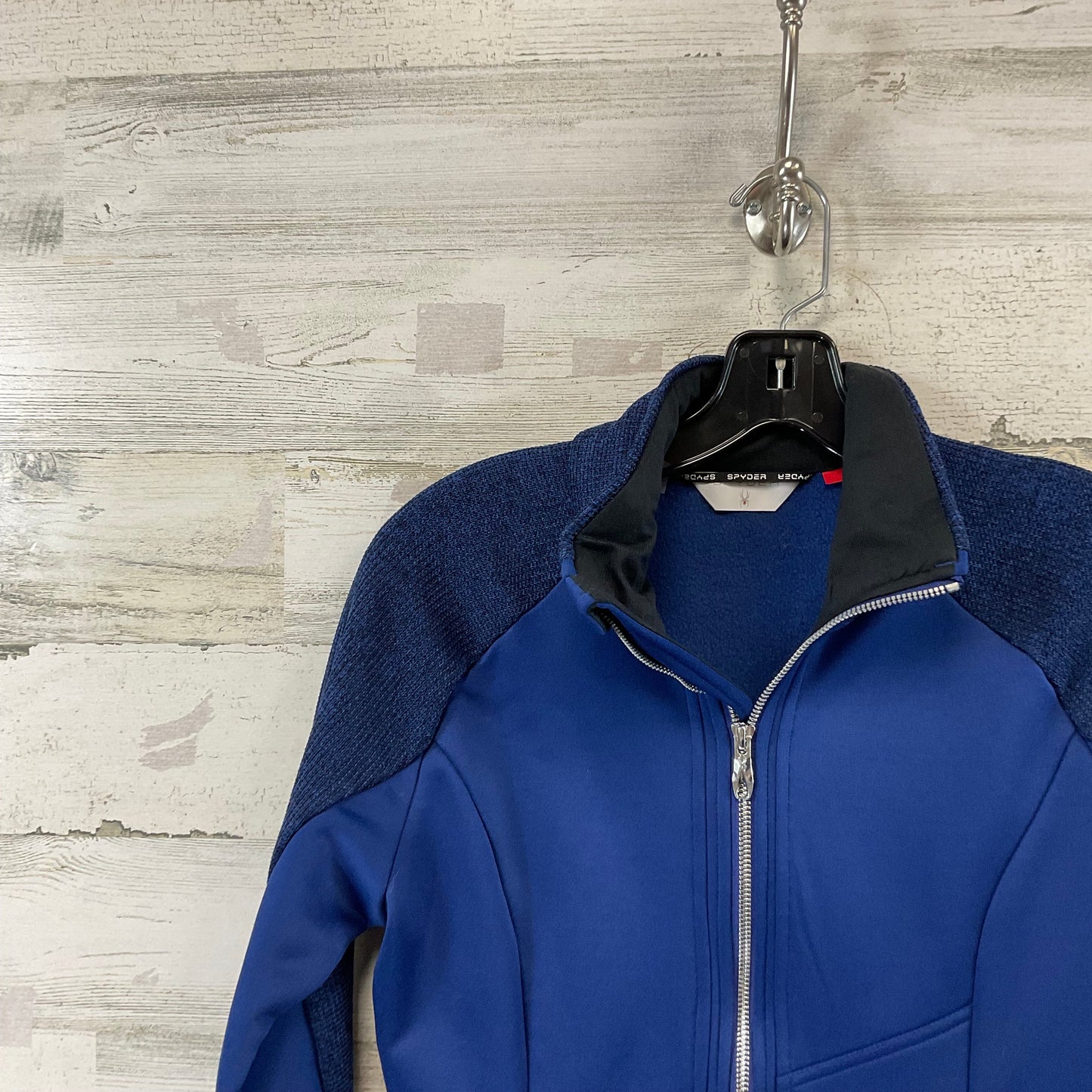 Athletic Jacket By Spyder In Blue, Size: S