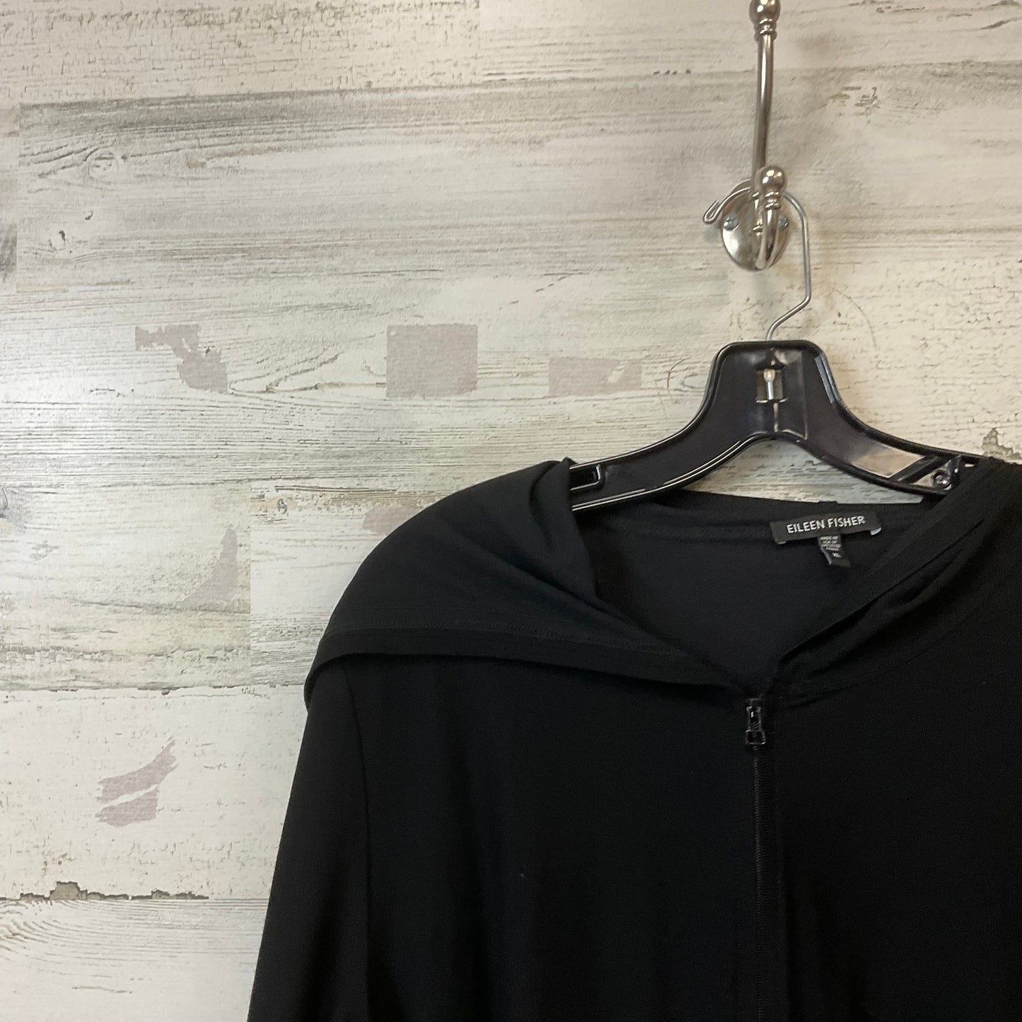 Jacket Other By Eileen Fisher In Black, Size: Xl