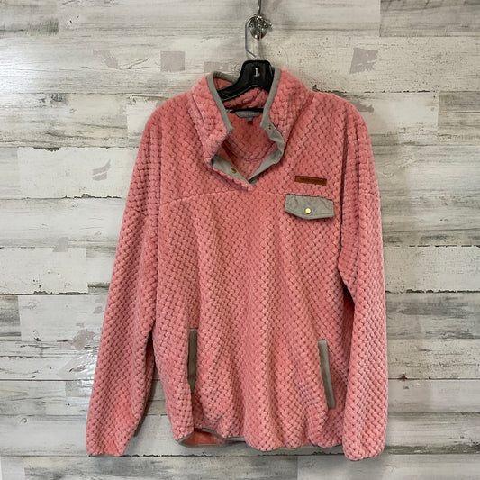 Top Long Sleeve By Simply Southern In Peach, Size: Xl