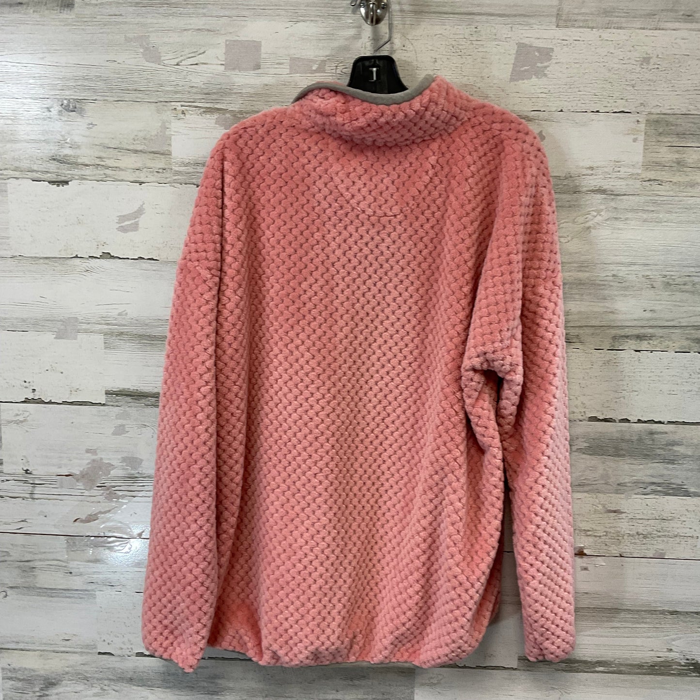 Top Long Sleeve By Simply Southern In Peach, Size: Xl