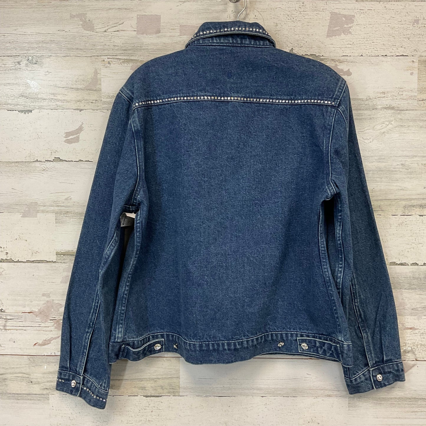 Jacket Denim By Christine Alexander In Blue Denim, Size: L