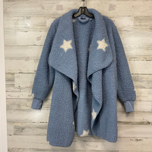 Jacket Fleece By Bumbebella  In Blue, Size: Mp