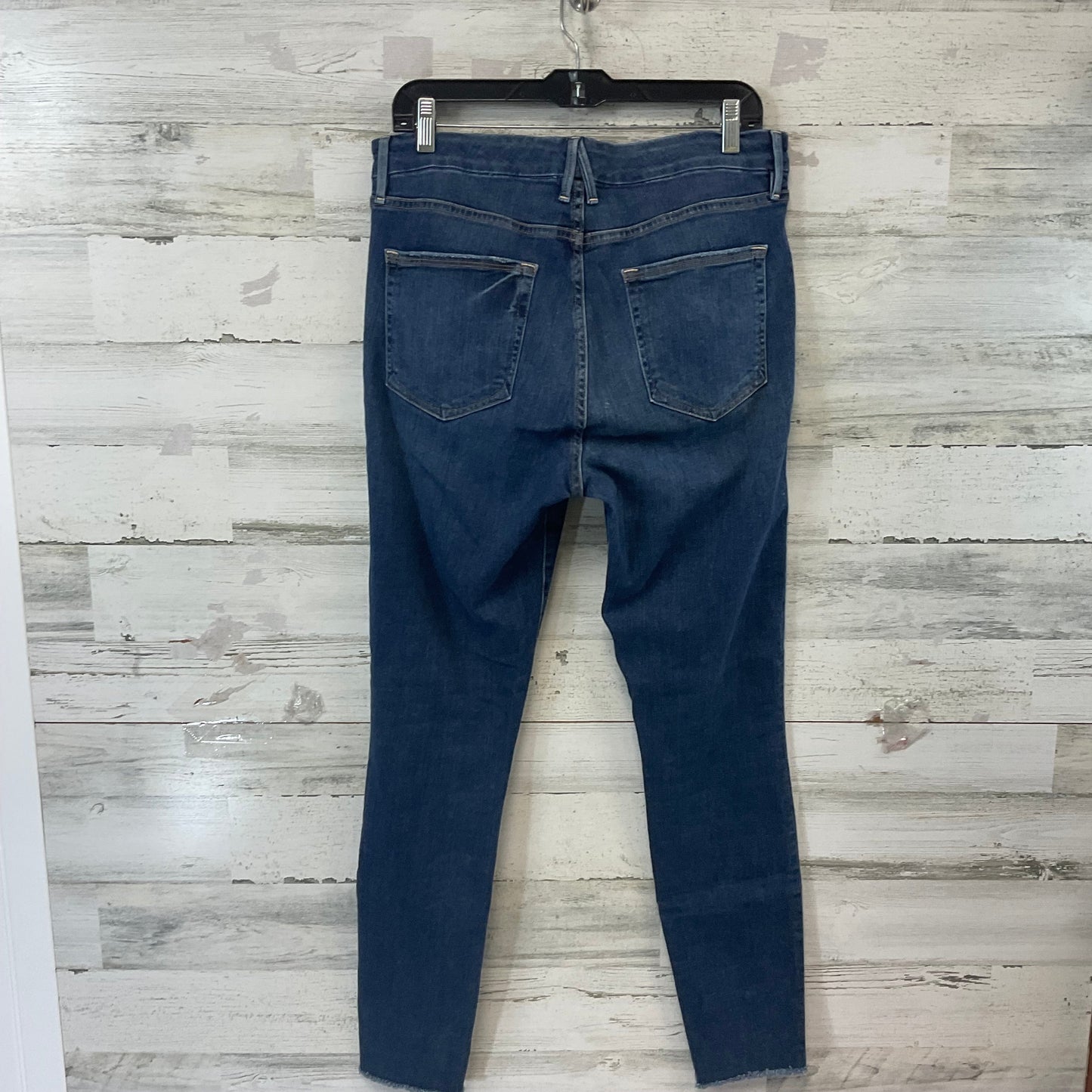 Jeans Skinny By Good American In Blue Denim, Size: 14