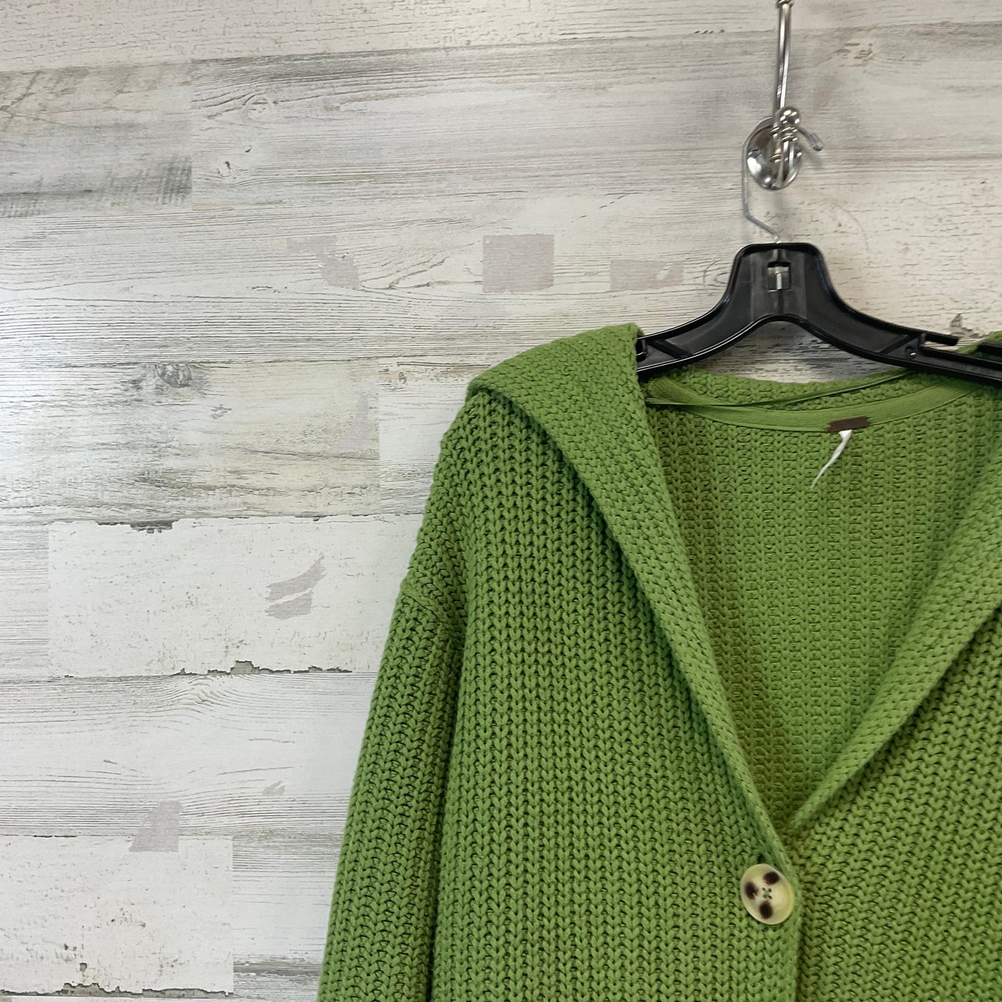 Sweater Cardigan By Free People In Green, Size: Xs