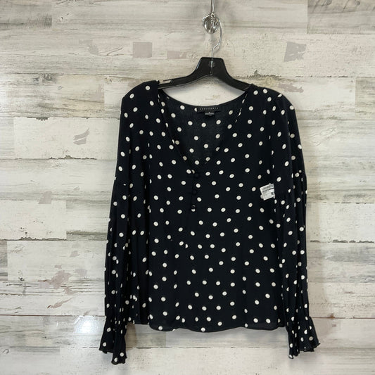 Blouse Long Sleeve By Sanctuary In Black, Size: S