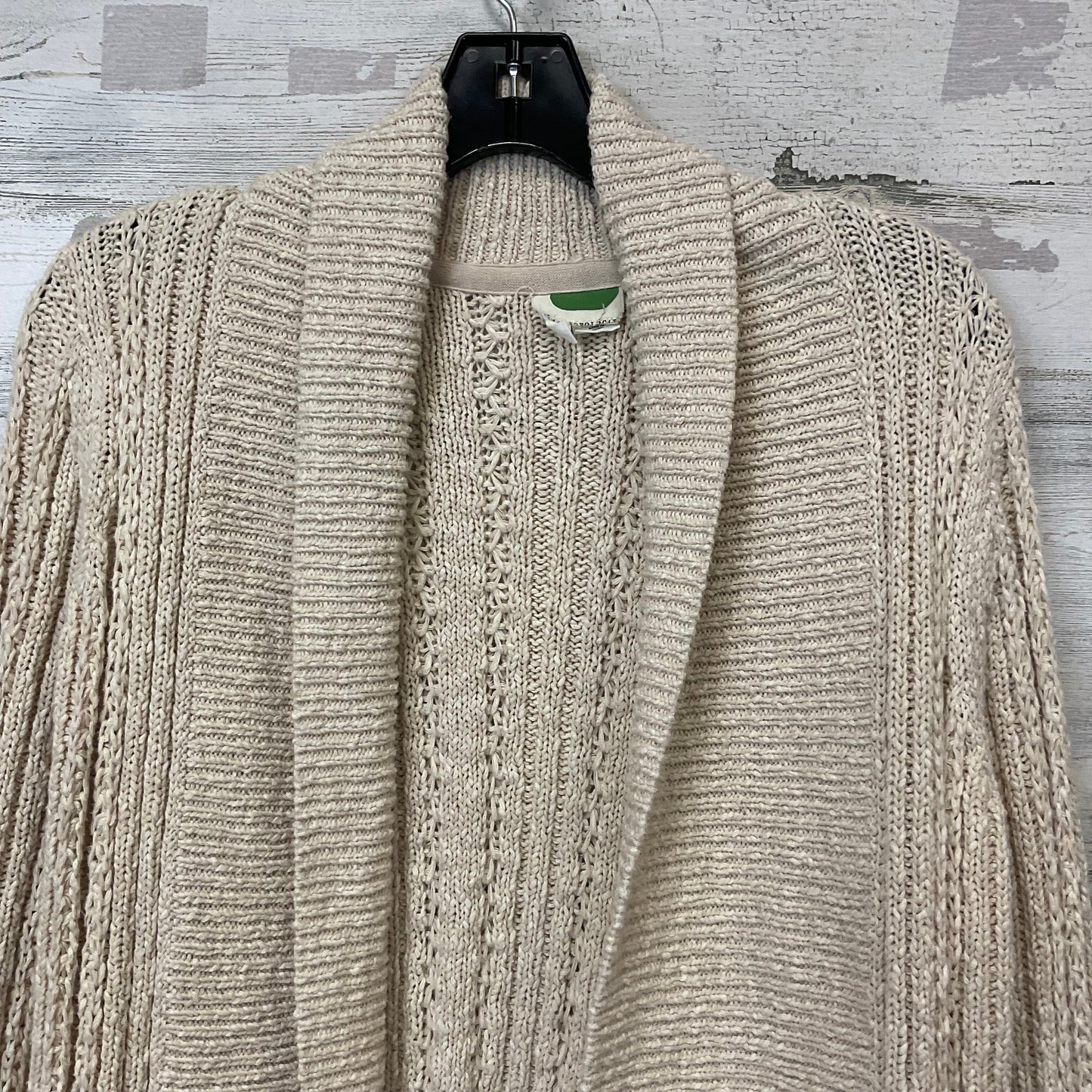 Sweater Cardigan By Anthropologie In Cream, Size: S