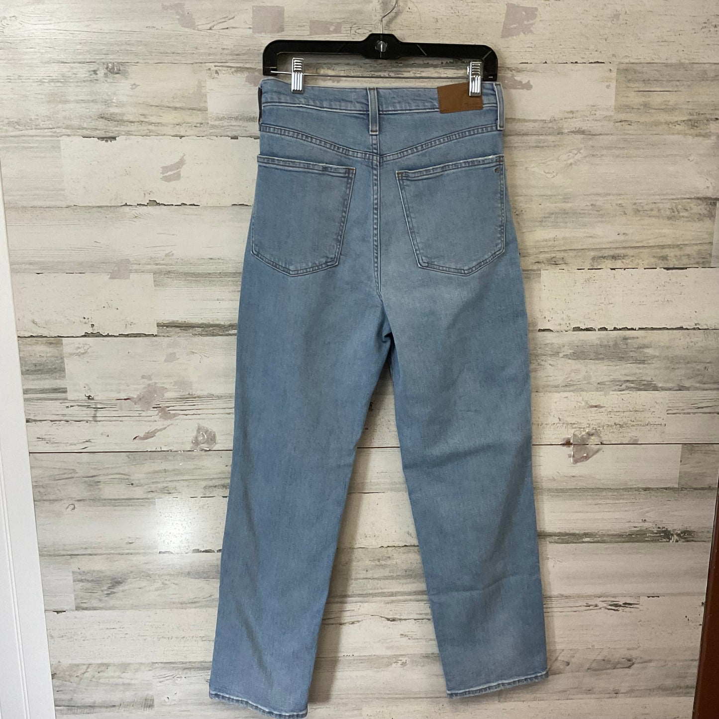 Jeans Straight By Madewell In Blue Denim, Size: 6