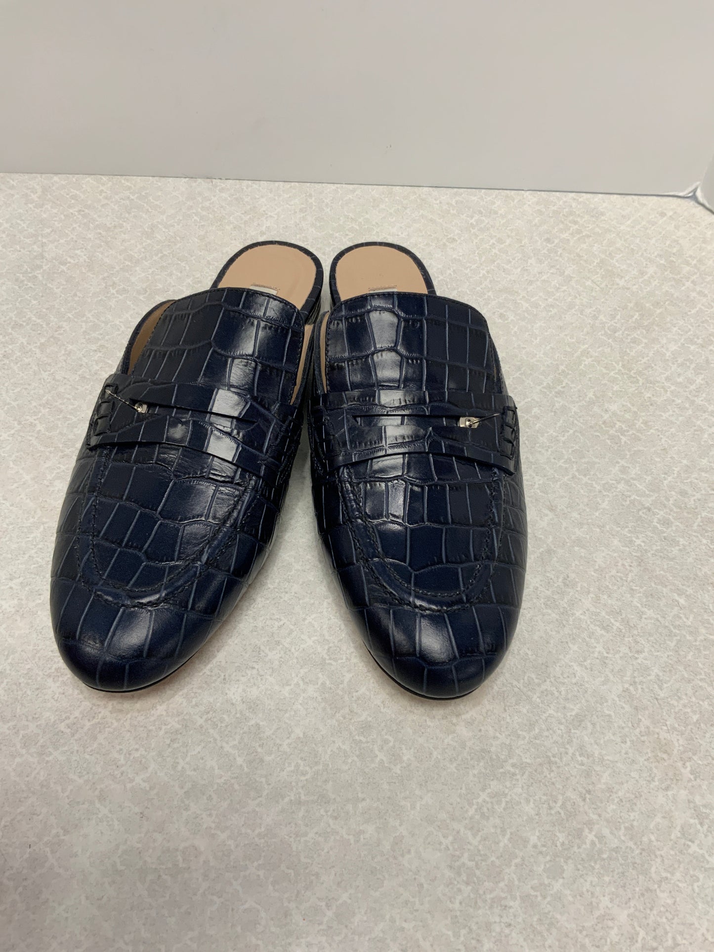 Shoes Flats By Lk Bennett In Navy, Size: 6.5