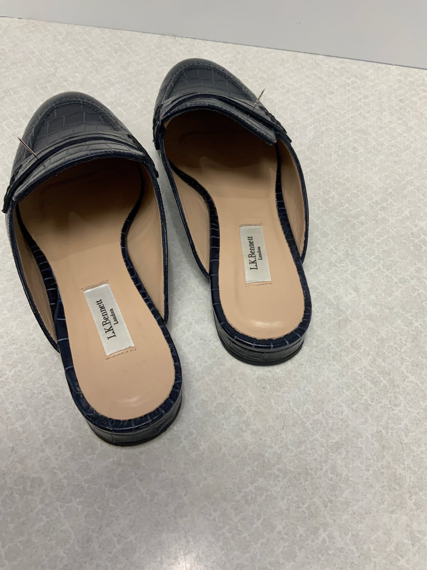 Shoes Flats By Lk Bennett In Navy, Size: 6.5