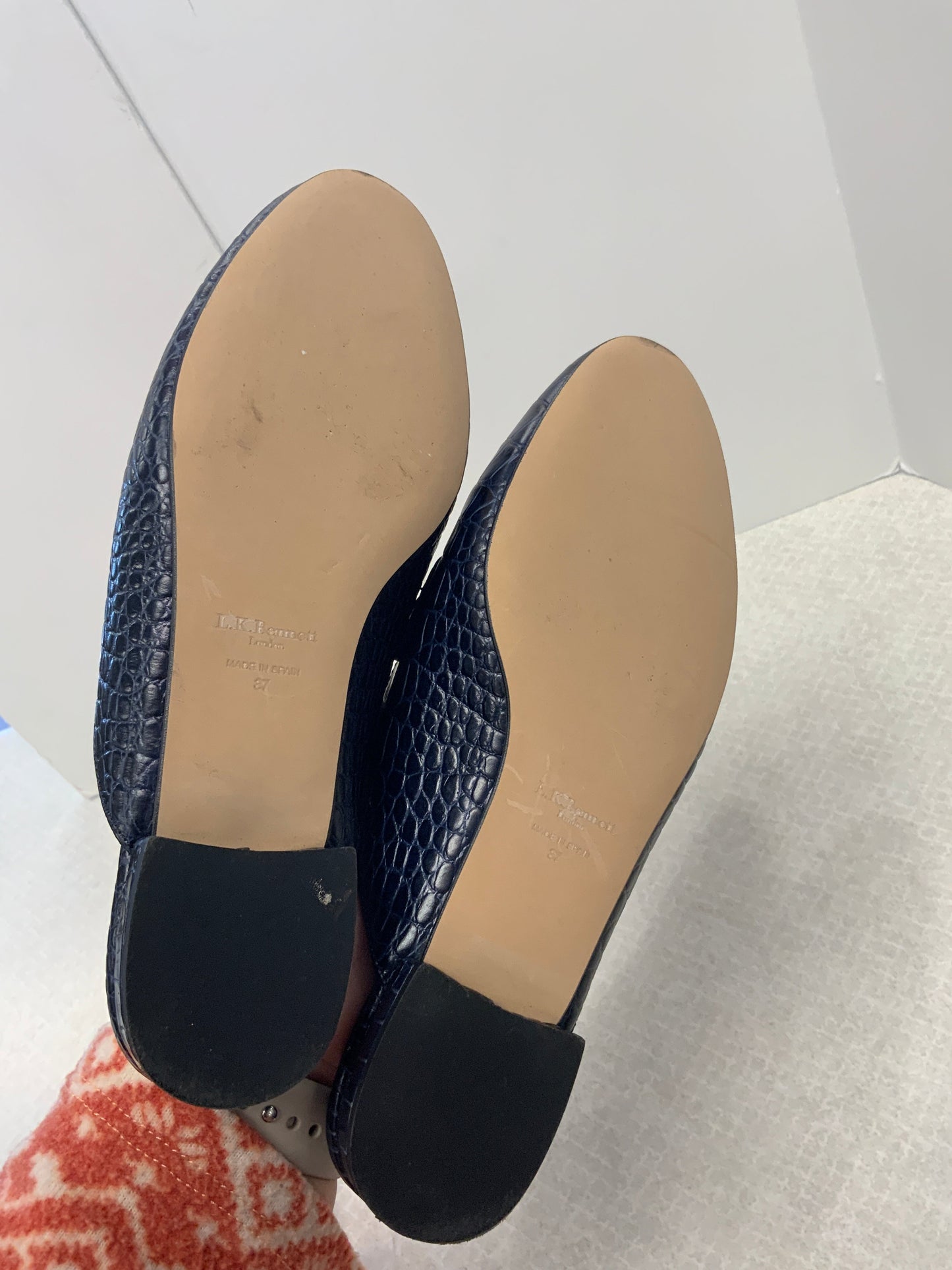 Shoes Flats By Lk Bennett In Navy, Size: 6.5