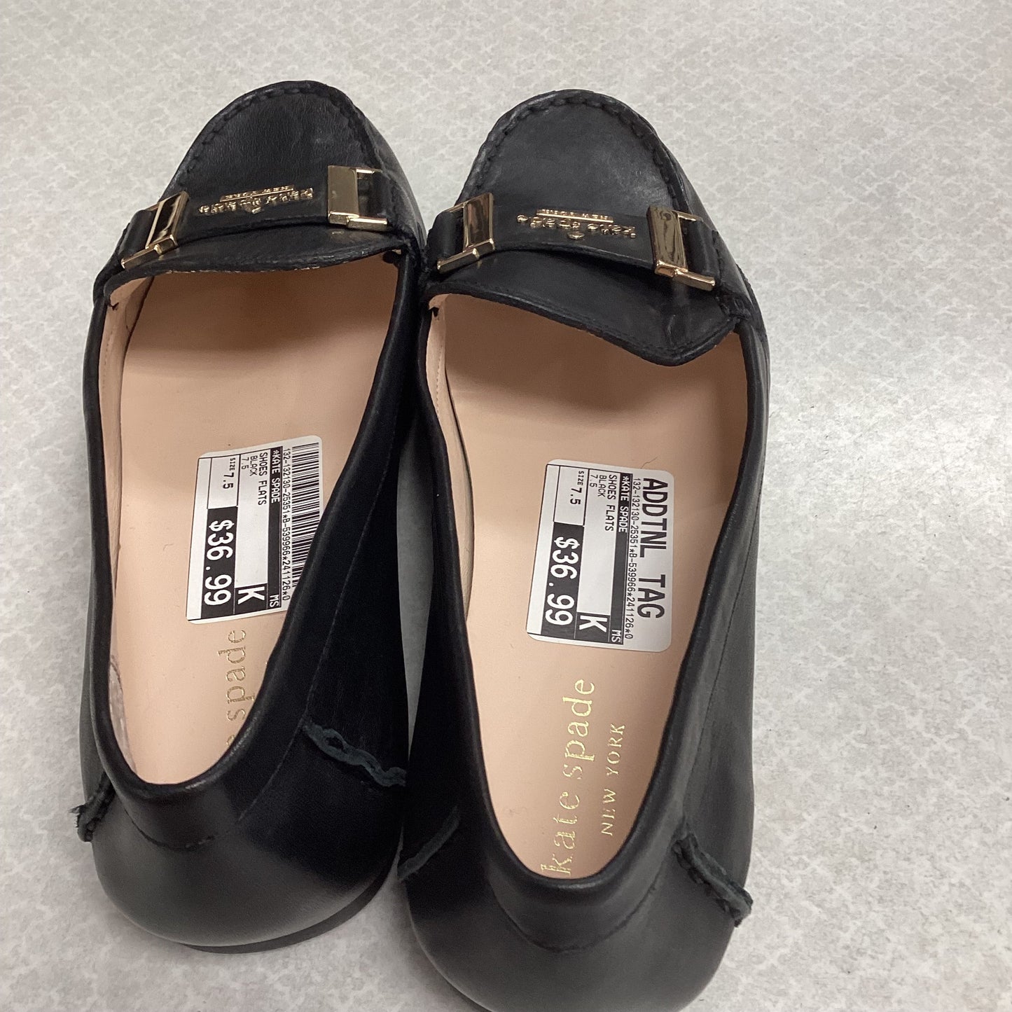 Shoes Flats By Kate Spade In Black, Size: 7.5