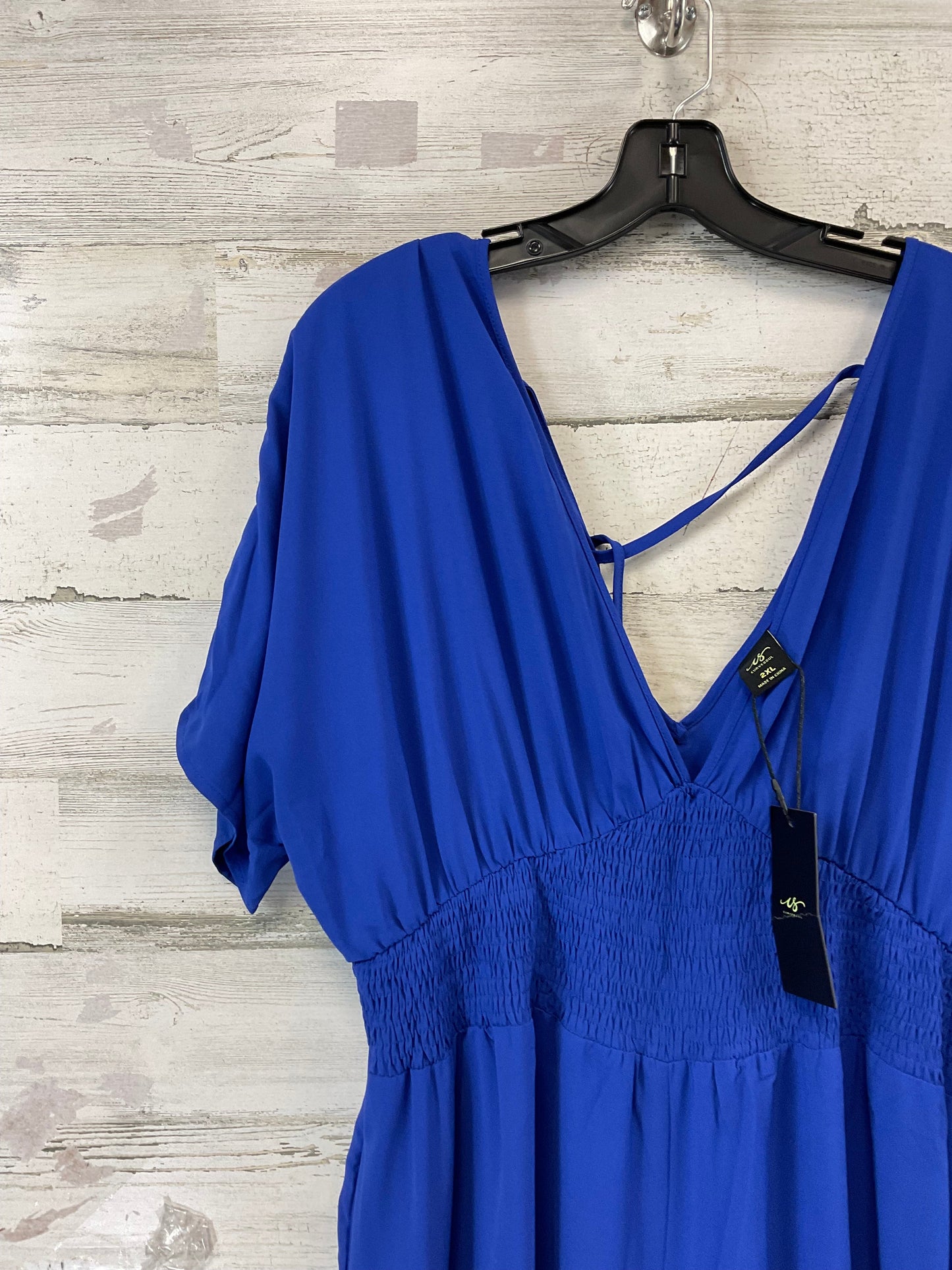 Jumpsuit By CURVE SOUL In Blue, Size: 2x