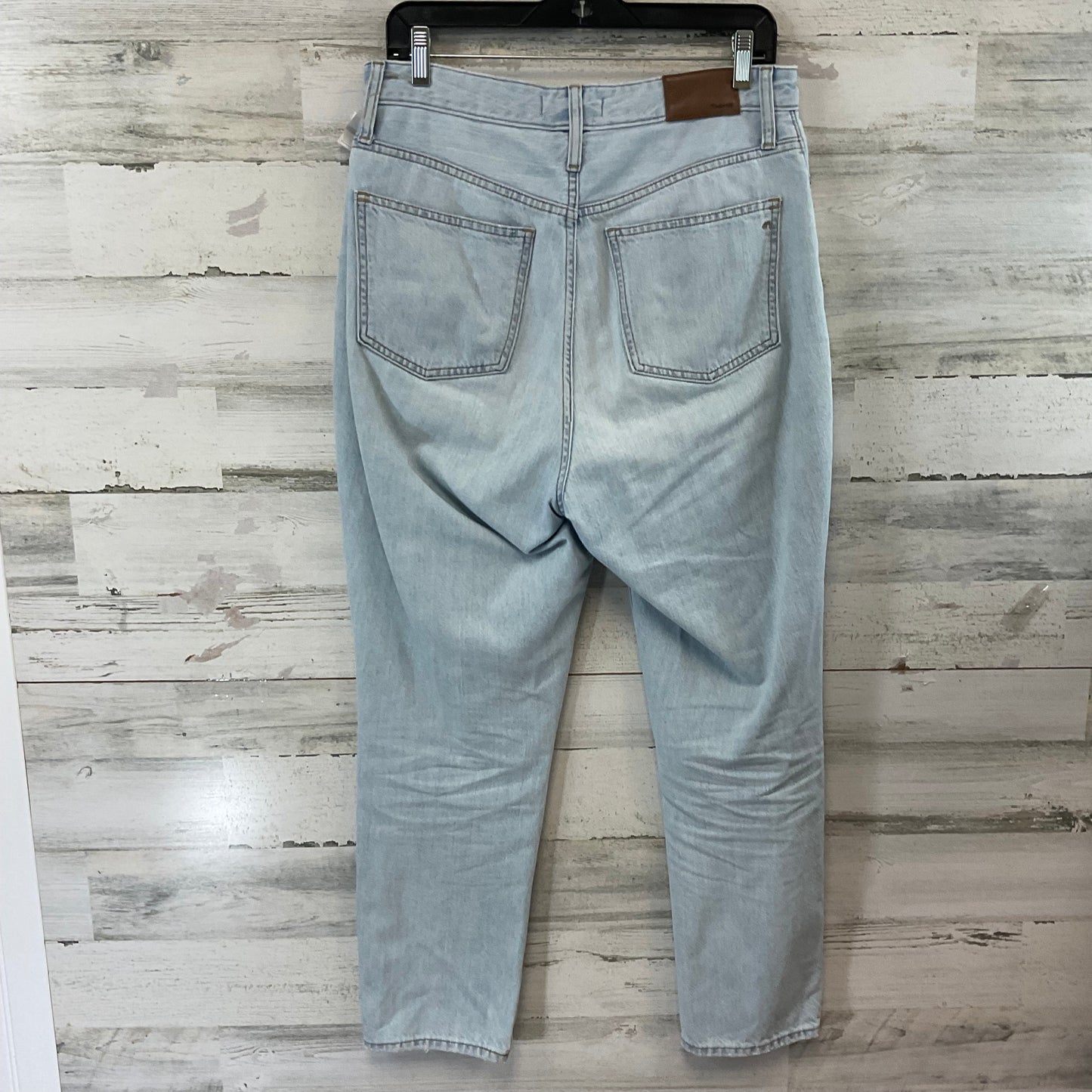 Jeans Straight By Madewell In Blue Denim, Size: 6