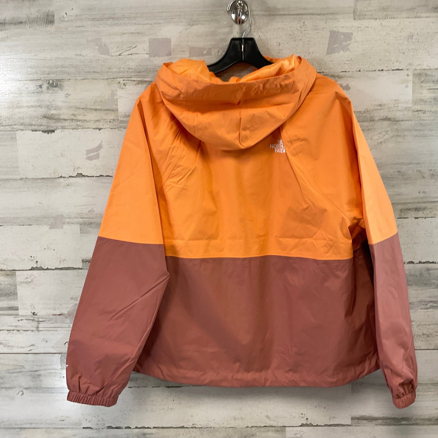 Jacket Windbreaker By The North Face In Orange, Size: 1x