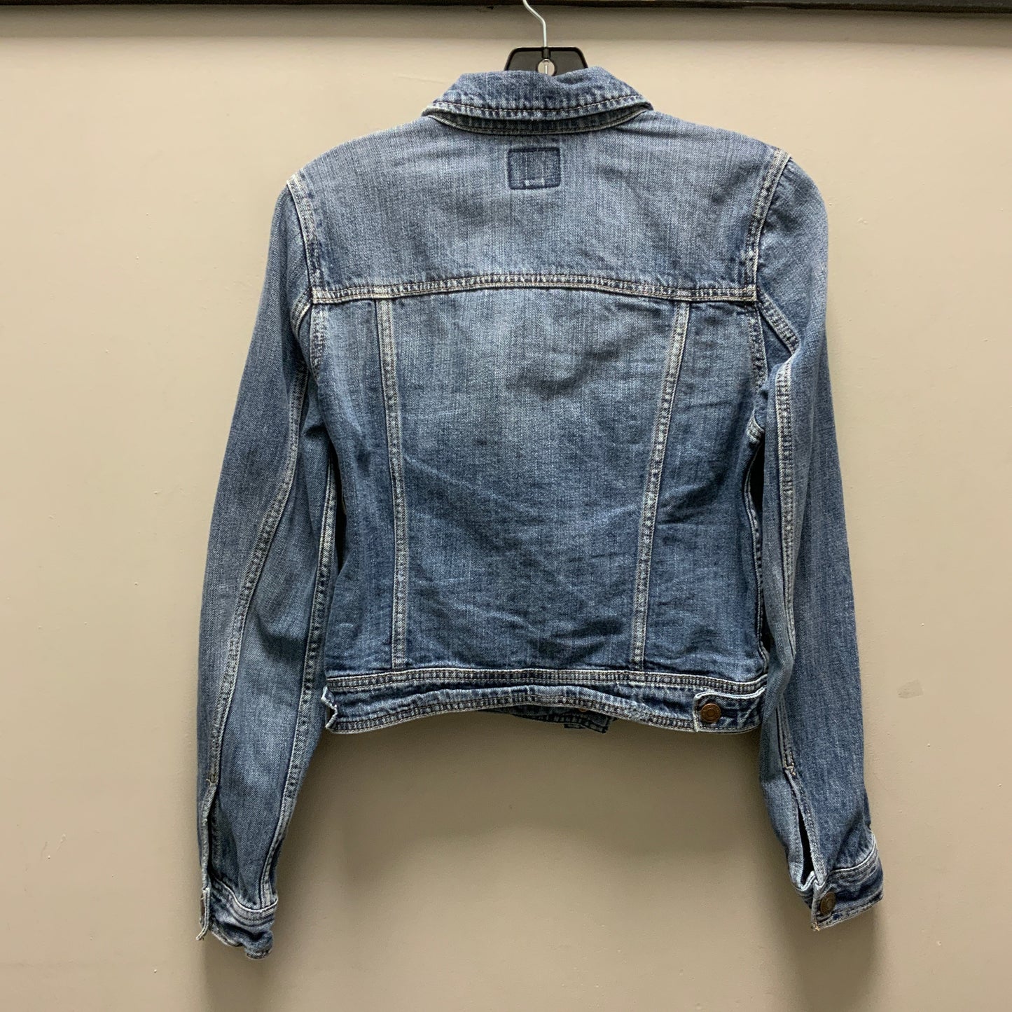 Jacket Denim By American Eagle In Blue Denim, Size: M