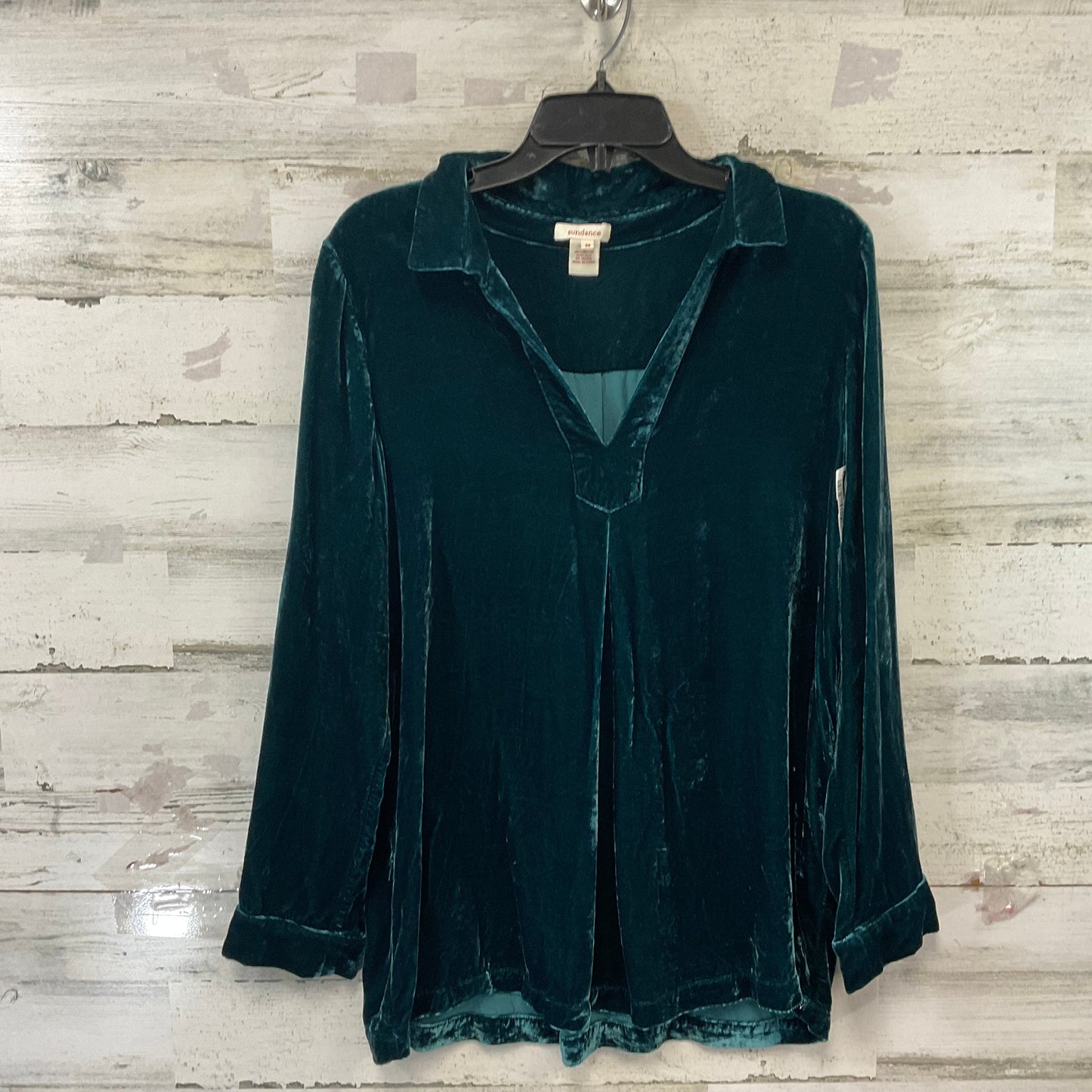 Blouse Long Sleeve By Sundance In Green, Size: M